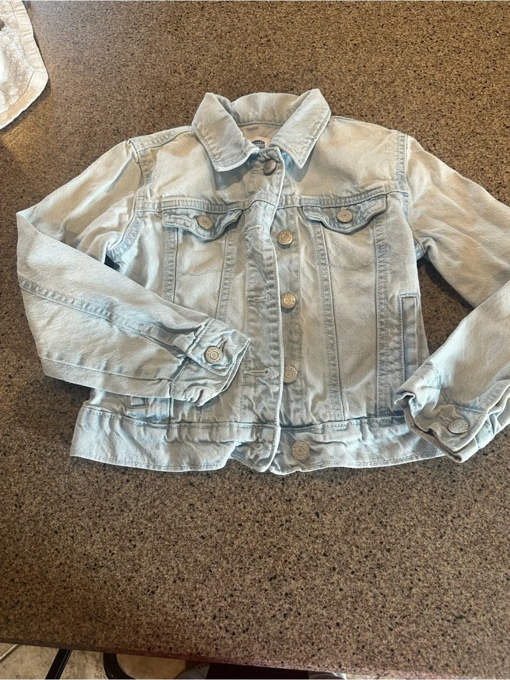 Old Navy Light Blue Kids Denim Jacket - Button Front